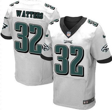 Men's Philadelphia Eagles #32 Ricky Watters White Retired Player NFL Nike Elite Jersey