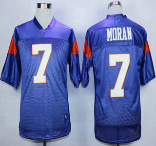 Blue Mountain State #7 Alex Moran Blue 2015 College Football Jersey