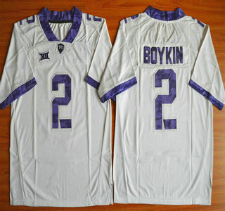 TCU Horned Frogs #2 Trevone Boykin White 2015 College Football Jersey