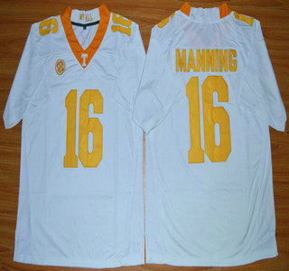 Tennessee Volunteers #16 Peyton Manning White 2015 College Football Jersey