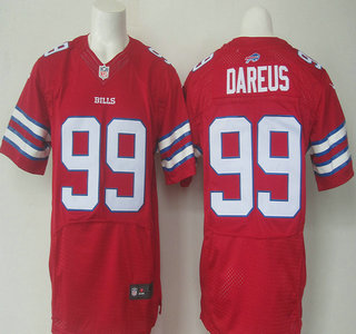 Men's Buffalo Bills #99 Marcell Dareus Red 2015 NFL Nike Elite Jersey