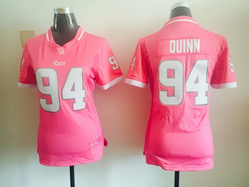 Women's St. Louis Rams #94 Robert Quinn Pink Bubble Gum 2015 NFL Jersey