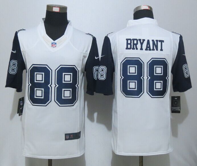 Nike Cowboys 88 Dez Bryant White Color Rush Limited Jersey