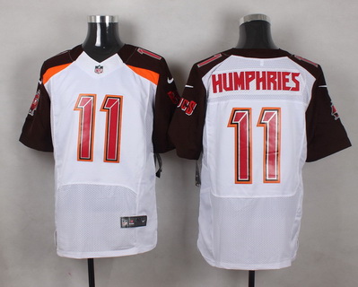 Men's Tampa Bay Buccaneers #11 Adam Humphries White Road NFL Nike Elite Jersey