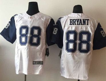 Nike Cowboys 88 Dez Bryant White Color Rush Elite Jersey