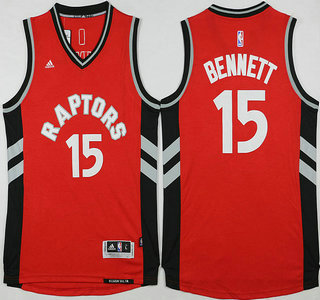 Men's Toronto Raptors #15 Anthony Bennett Revolution 30 Swingman 2015-16 New Red Jersey