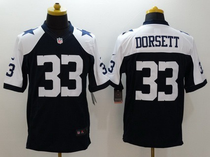 Men's Dallas Cowboys #33 Tony Dorsett Navy Blue Thanksgiving Alternate NFL Nike Limited Jersey