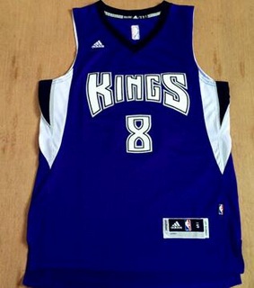 Men's Sacramento Kings #8 Rudy Gay Revolution 30 Swingman New Purple Jersey