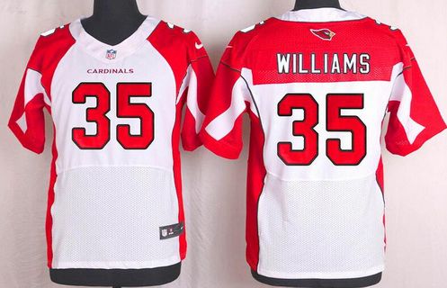 Men's Arizona Cardinals #35 Aeneas Williams White Retired Player NFL Nike Elite Jersey