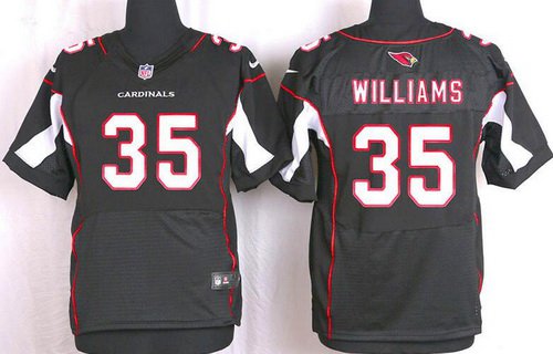 Men's Arizona Cardinals #35 Aeneas Williams Black Retired Player NFL Nike Elite Jersey