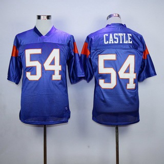 Men's The Movie Blue Mountain State #54 Kevin Thad Castle Purple Football Jersey