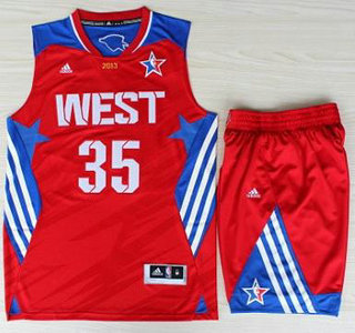 2013 All-Star Western Conference Oklahoma City Thunder 35 Kevin Durant Red Revolution 30 Swingman Suits