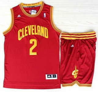 Cleveland Cavaliers 2 Kyrie Irving Red Revolution 30 Swingman Jerseys Shorts NBA Suits