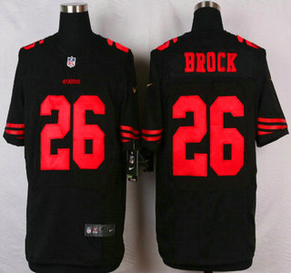 San Francisco 49ers #26 Tramaine Brock 2015 Nike Black Elite Jersey