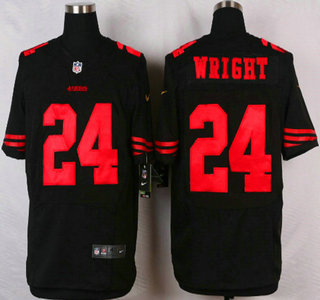 San Francisco 49ers #24 Shareece Wright 2015 Nike Black Elite Jersey