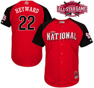 National League St. Louis Cardinals #22 Jason Heyward Red 2015 All-Star Game Player Jersey