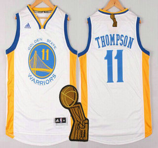 Golden State Warriors #11 Klay Thompson Revolution 30 Swingman 2014 New White Jersey