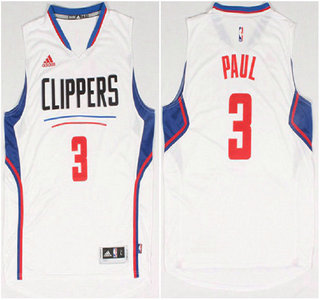 Los Angeles Clippers #3 Chris Paul Revolution 30 Swingman 2015 New White Jersey