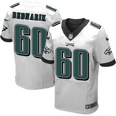 Philadelphia Eagles #60 Chuck Bednarik White Retired Player NFL Nike Elite Jersey