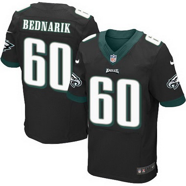 Philadelphia Eagles #60 Chuck Bednarik Black Retired Player NFL Nike Elite Jersey