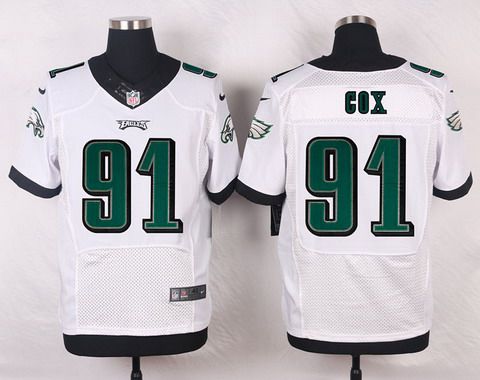 Philadelphia Eagles #91 Fletcher Cox White Road NFL Nike Elite Jersey