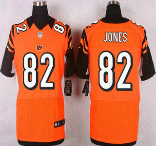 Cincinnati Bengals #82 Marvin Jones Orange Alternate NFL Nike Elite Jersey