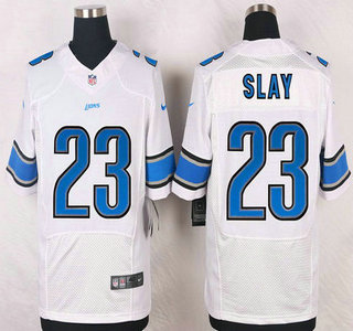 Detroit Lions #23 Darius Slay White Road NFL Nike Elite Jersey