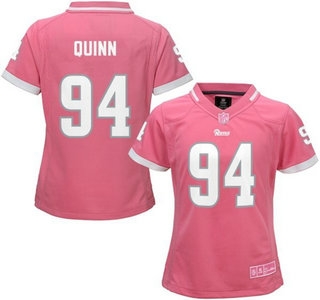 Women's St. Louis Rams #94 Robert Quinn Pink Bubble Gum 2015 NFL Jersey