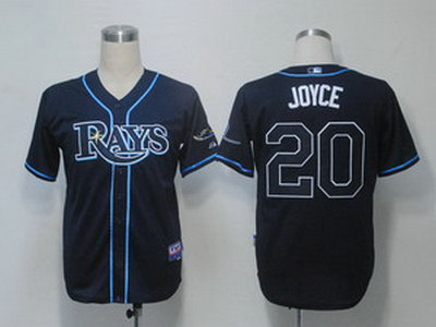 Tampa Bay Rays 20 Matt Joyce Navy Blue Cool Base Jersey