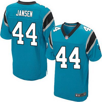 Men's Carolina Panthers #44 J. J. Jansen Light Blue Alternate NFL Nike Elite Jersey