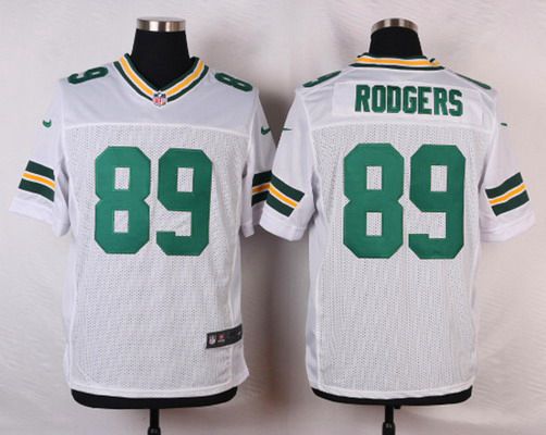 Men's Green Bay Packers #89 Richard Rodgers White Road NFL Nike Elite Jersey