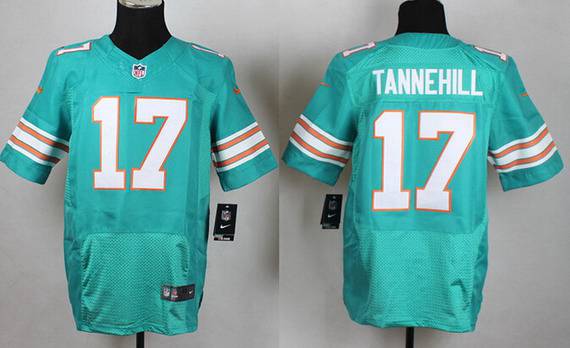 Men's Miami Dolphins #17 Ryan Tannehill Aqua Green Alternate 2015 NFL Nike Elite Jersey