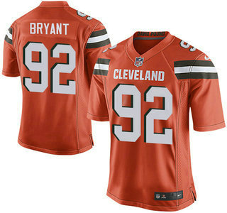 Men's Cleveland Browns Brown #92 Desmond Bryant Orange Alternate 2015 NFL Nike Elite Jersey