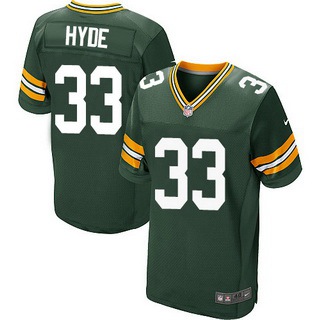 Men's Green Bay Packers #33 Micah Hyde Green Team Color NFL Nike Elite Jersey