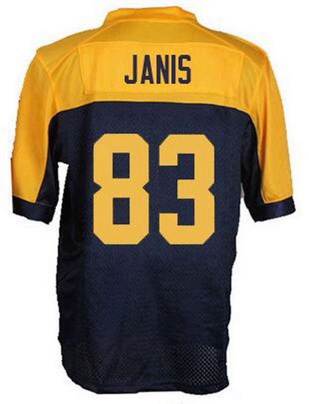 Men's Green Bay Packers #83 Jeff Janis Navy BlueGold Alternate NFL Nike Elite Jersey