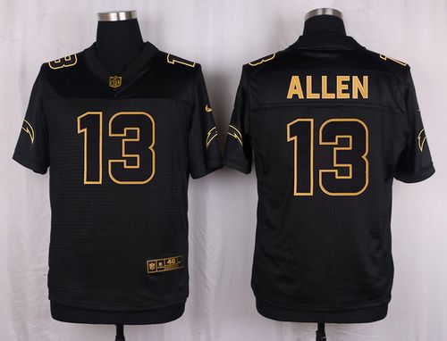 Nike Chargers #13 Keenan Allen Black Men's Stitched NFL Elite Pro Line Gold Collection Jersey