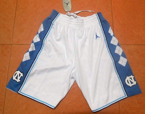 Men's North Carolina Tar Heels White Short