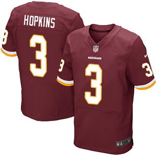 Men's Washington Redskins #3 Dustin Hopkins Burgundy Red Team Color NFL Nike Elite Jersey