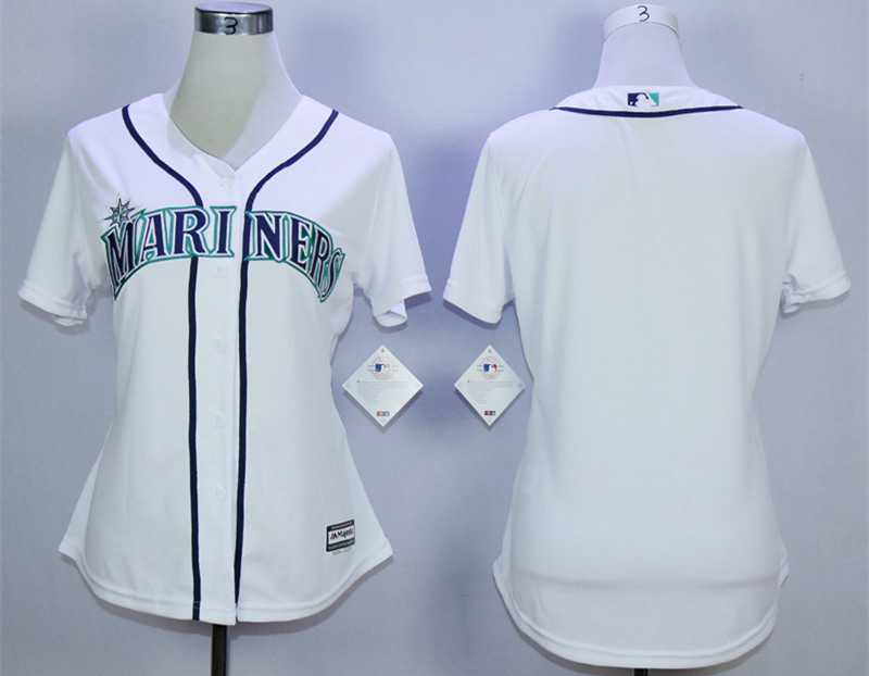 Women's Miami Marlins Blank White Women New Cool Base Jersey