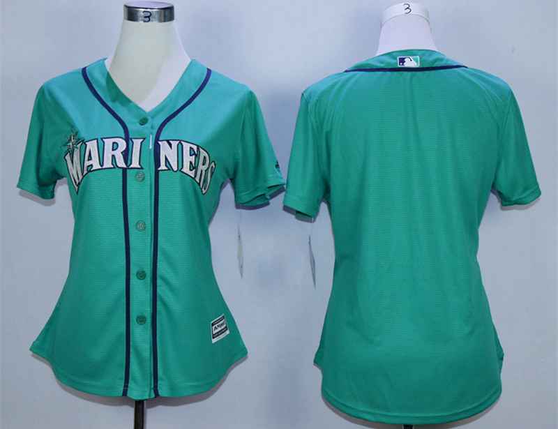 Women's Miami Marlins Blank Green Women New Cool Base Jersey