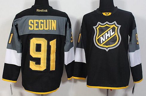 Men's Dallas Stars #91 Tyler Seguin Reebok Black 2016 NHL All-Star Premier Jersey