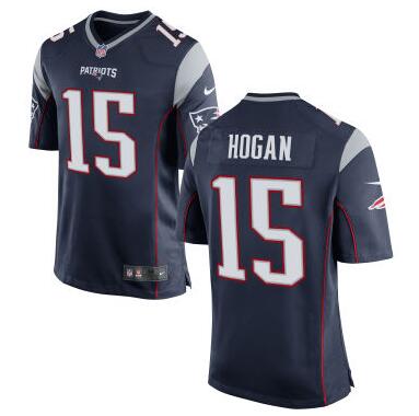 Men's New England Patriots #15 Chris Hogan Navy Blue Team Color 2015 NFL Nike Elite Jersey