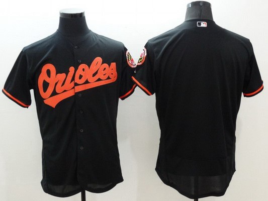 Men's Baltimore Orioles Blank Black Flexbase 2016 MLB Player Jersey