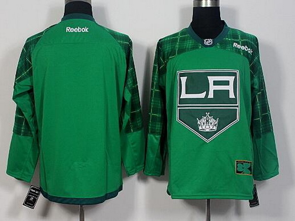 Men's Boston Bruins Blank Green 2016 St. Patrick's Day Hockey Jersey