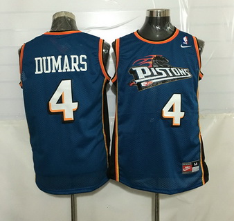 Men's Detroit Pistons #4 Joe Dumars Teal Green Soul Swingman Jersey