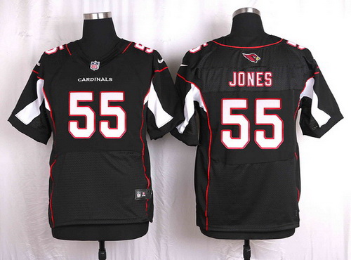 Men's Arizona Cardinals #55 Chandler Jones Black Alternate NFL Nike Elite Jersey