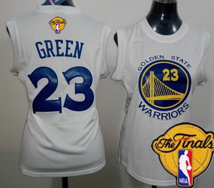 Women's Golden State Warriors #23 Draymond Green White 2016 The NBA Finals Patch Jersey