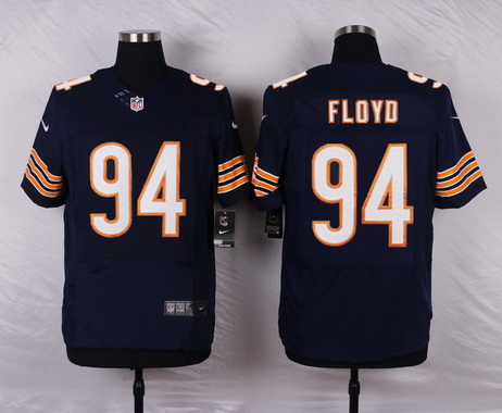 Men's Chicago Bears #94 Leonard Floyd Navy Blue Team Color NFL Nike Elite Jersey