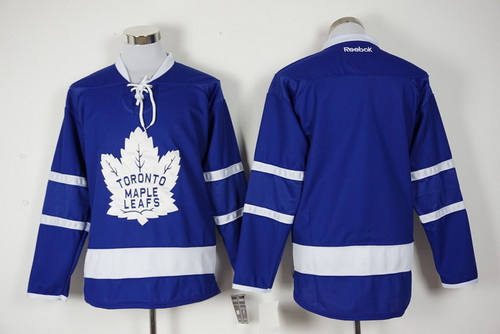 Men's Toronto Maple Leafs Blank Royal Blue 2016-17 Home 100TH Anniversary Hockey Jersey