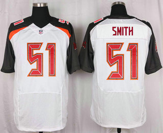 Men's Tampa Bay Buccaneers #51 Daryl Smith White Road NFL Nike Elite Jersey